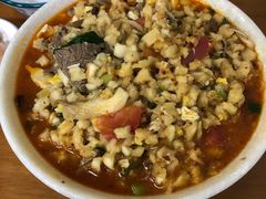 优质生肉小炒加蛋-清真馬峰小炒泡饃