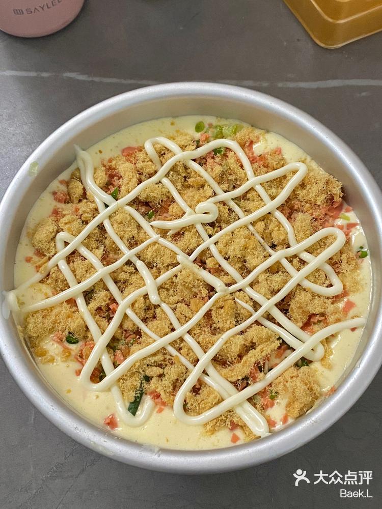 香葱火腿肉松芝士蛋糕