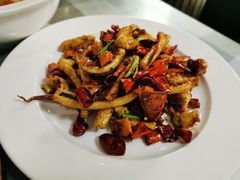香辣鱿鱼条-华春餐馆(鱼山路店)