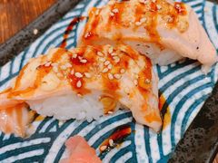 火炙三文鱼手握-小川洋风料理(街道口店)