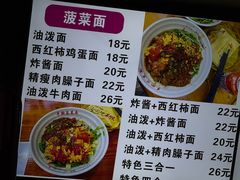 -手擀菠菜面(西康路店)