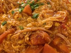 拉丝鸡蛋番茄午餐肉-小郭私房菜·海肠捞饭(学士街店)