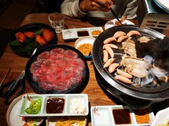 -明洞阿姨·韩式酱蟹烤肉·创意料理(三元桥店)