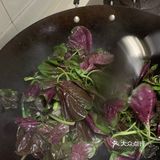 红彤彤美味营养的快手家常菜清炒红苋菜