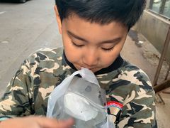 -小红车炸蛋葱油饼