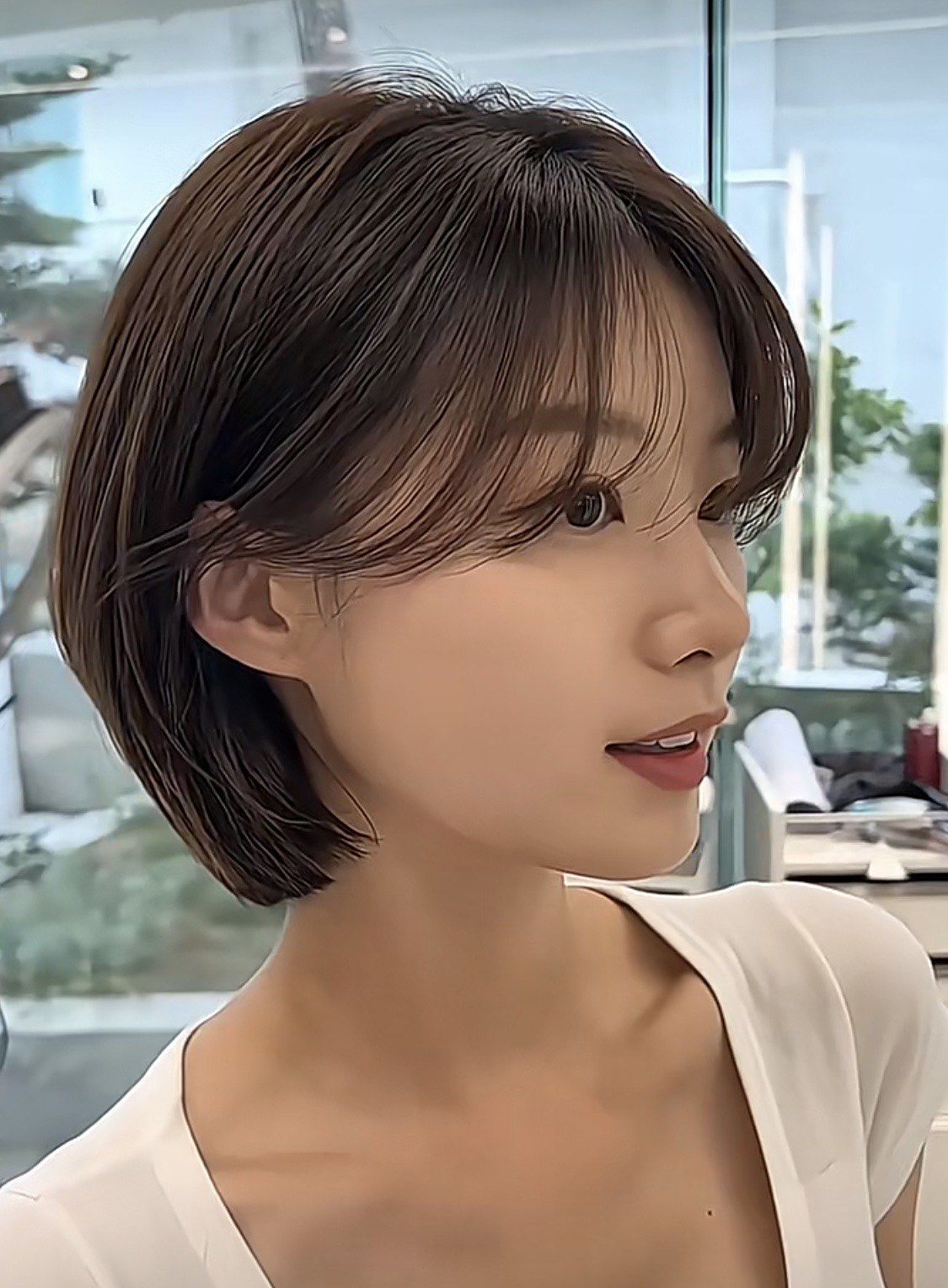 甜美短发