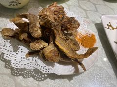 干炸黄花鱼-华盛园卷子王农家菜水库鱼