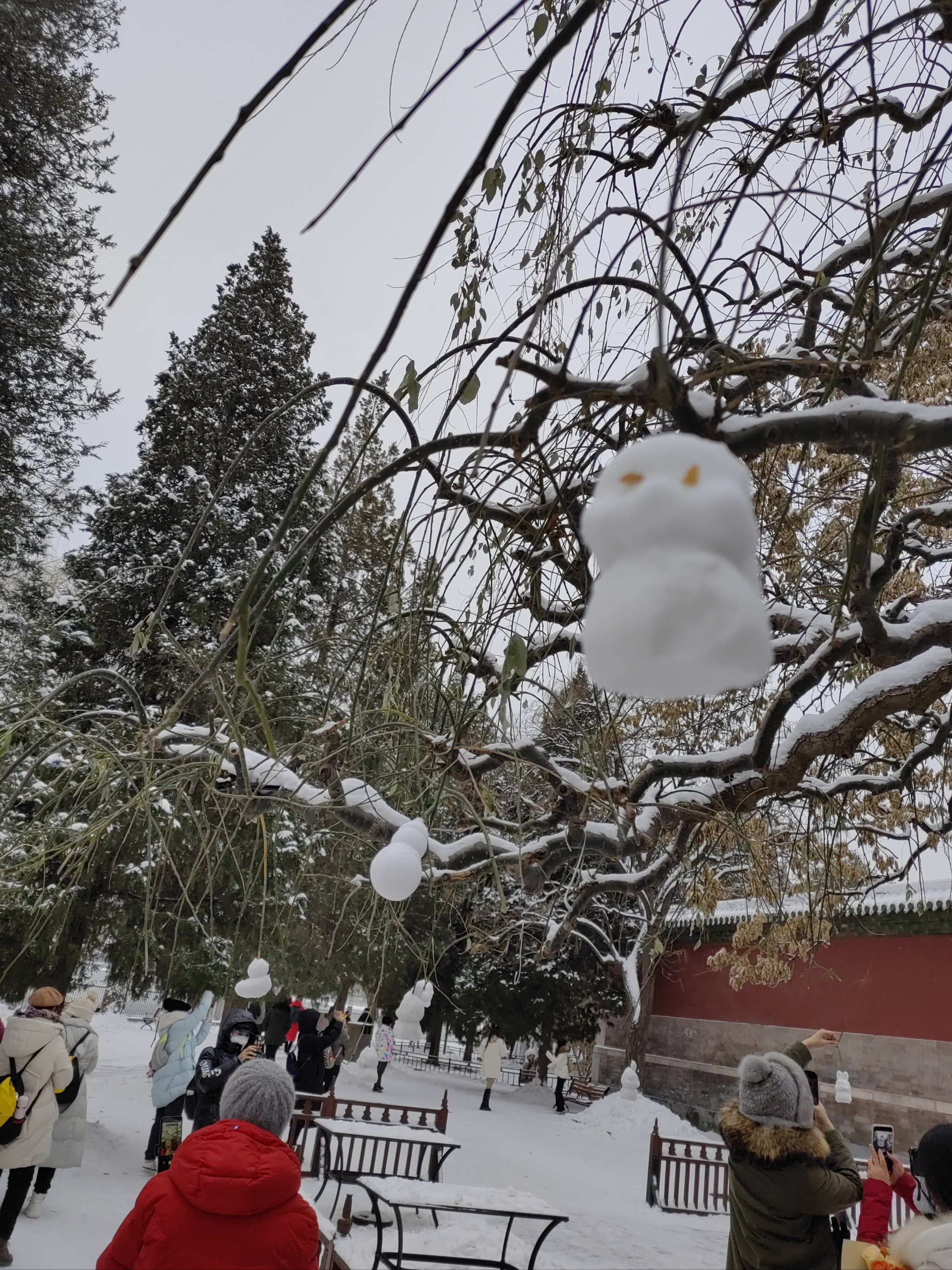 北海雪景 诗词图片