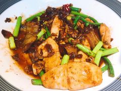 五花肉炒笔管-吕氏疙瘩汤·私家菜馆(慈云寺店)