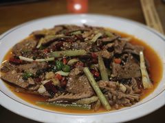 肝腰合炒-重庆石磨豆花庄(乔庄店)