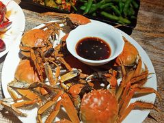 清蒸河蟹（公母拼）-嗨辣小聚·盘锦河蟹·海鲜烧烤龙虾(盘锦十年好店)