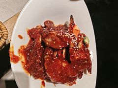 -草家酱蟹炭火烤肉店(珲春南路一店)