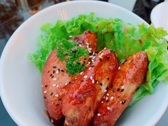 黑白芝麻鸡翅-Let's burger&pasta·非常汉堡·融合西餐(蓝色港湾店)