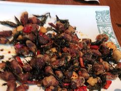 普洱茶炒包浆豆腐-云海肴·汽锅鸡·云南菜(苏州中心店)