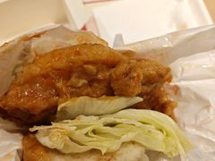 油焖鸡黄金米汉堡-德克士(宝鸡店)