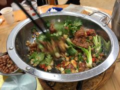 平锅牛肉-文婷阁土菜馆