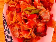 野生竹耳炒肉-禾悟农·农家私房菜