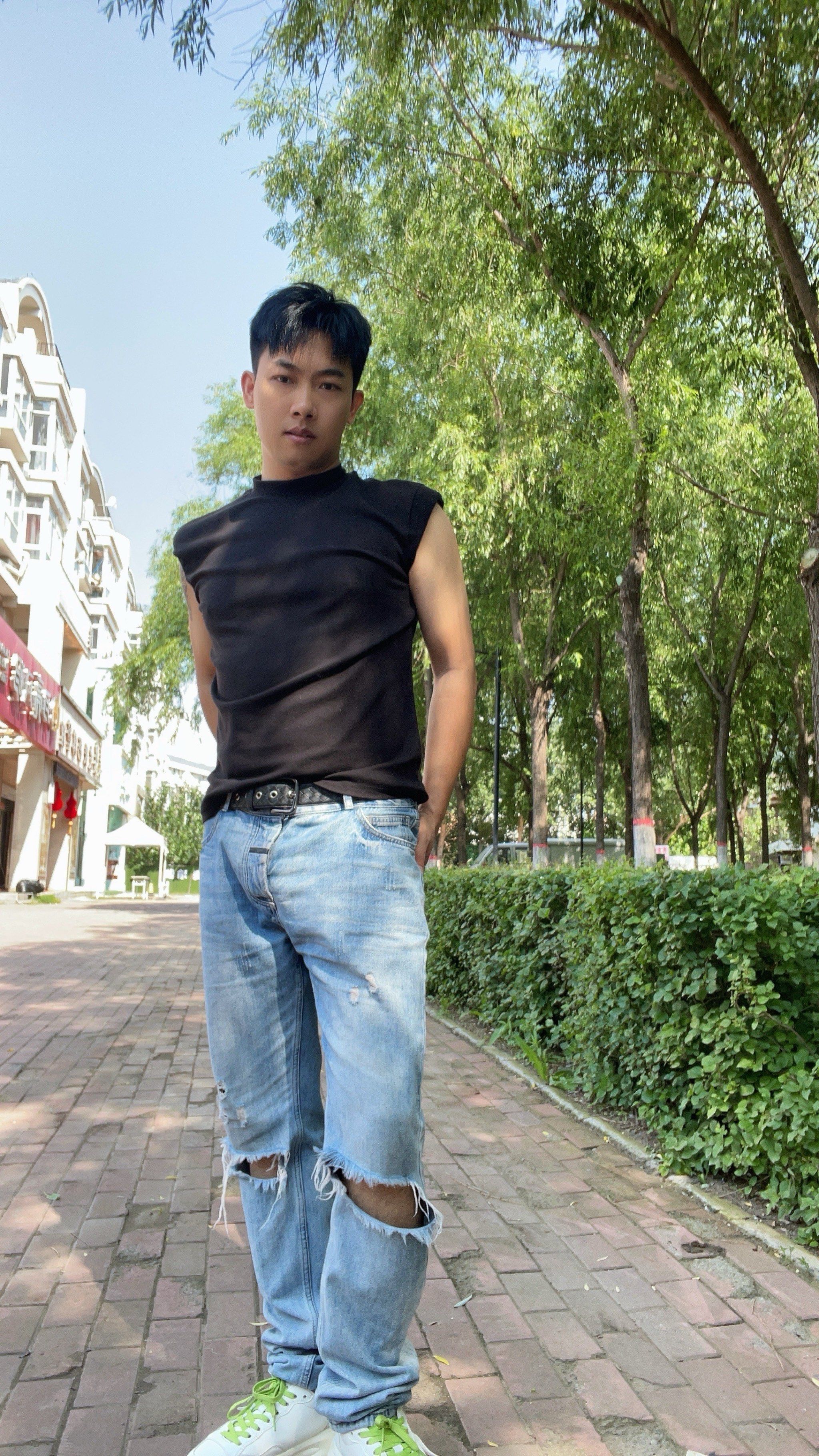 休闲时刻也要帅气哦