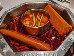 番茄牛油鸳鸯锅-蜀九香火锅(九眼桥店)