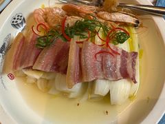 咸肉蒸娃娃菜-杭州西湖柳莺里酒店·闻莺厅