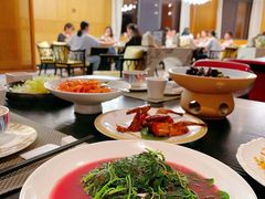 上汤浸田园时蔬-莫干山郡安里度假酒店-桃尖中餐厅