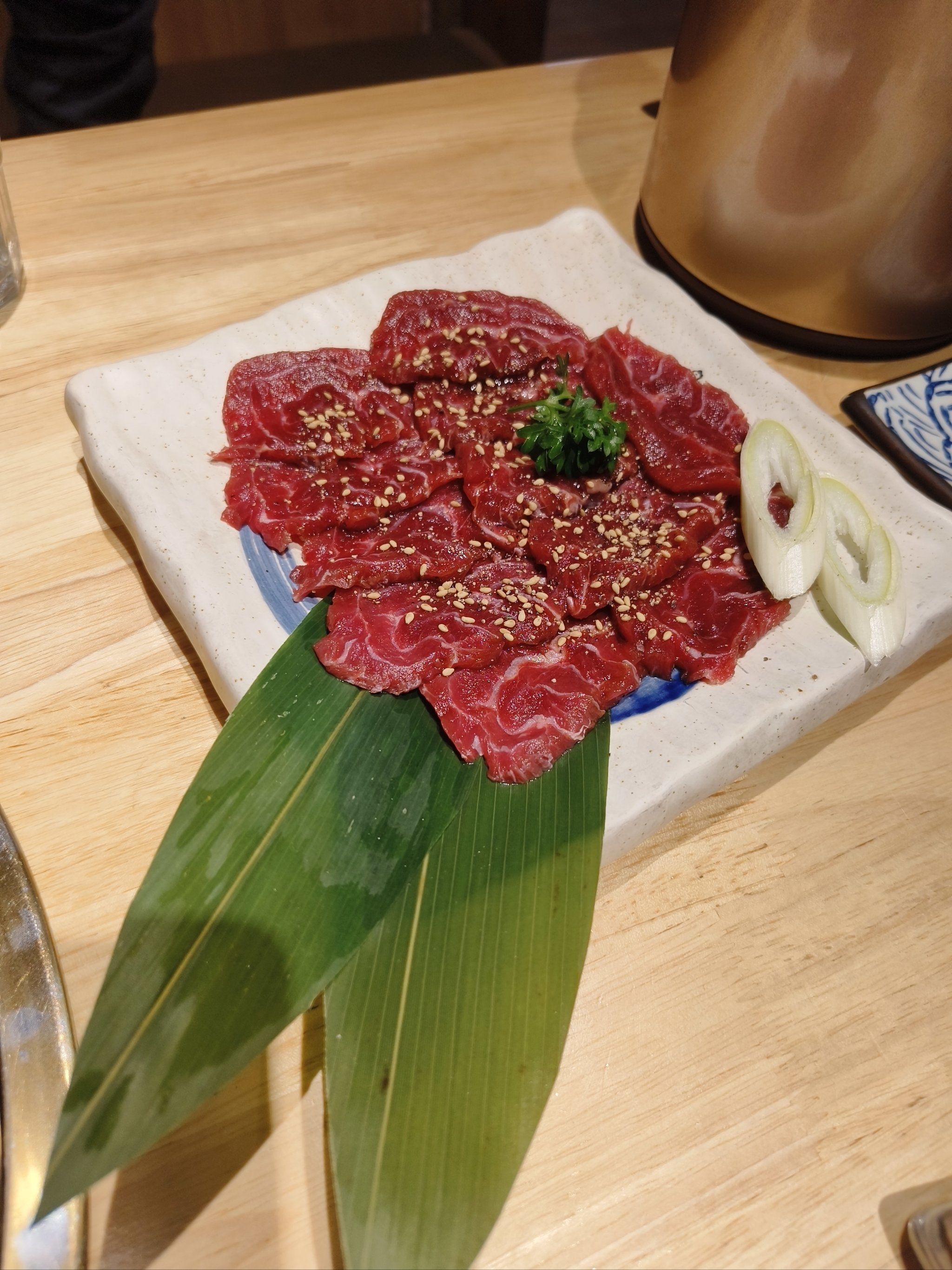 安格斯肥牛安格斯牛五花必点,烤好之后油脂香气十足