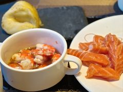 -大中华希尔顿酒店-念自助餐·海南美食·三文鱼