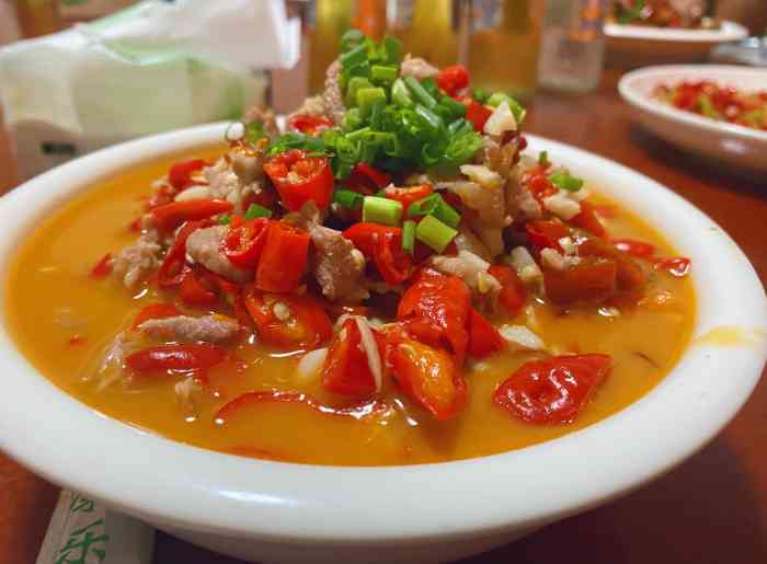 万载剁肉馆(长青北路店)-"想吃辣您来[呲牙] 环境大排档,味道就.