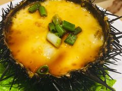 海胆蒸蛋-小船渔村•大连菜•大连焖鱼(明泽街店)
