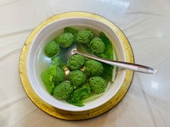 青菜圆子汤-柏合黄记豆腐皮饭店