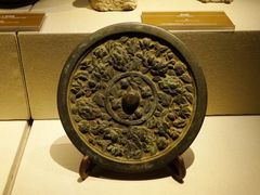 元·花卉纹铜镜-嘉定博物馆