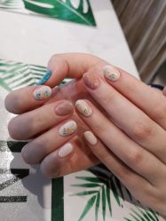 -手牵手美甲