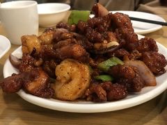 椒香虾仁爆鸡球-陈傻子餐厅(世纪都会店)