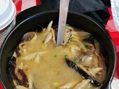 蘑菇汤莜面鱼鱼-西贝(吴江路湟普汇店)