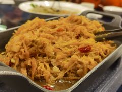 五花肉炒酸菜-长白山国际酒店中餐厅