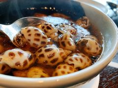 古越陈酿煮花螺-杭州西子湖四季酒店·金沙厅