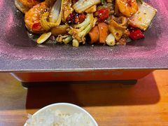 炭火干锅虾鸡翅-古原社·炭火干锅(桂庙店)
