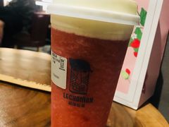 奶酪红草莓-LELECHA乐乐茶(上海五角场万达广场店)