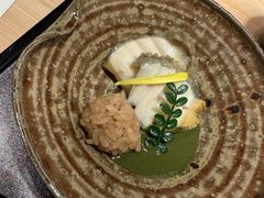 矶煮鲍鱼配鲍鱼肝酱-小十Omakase(地王大厦店)