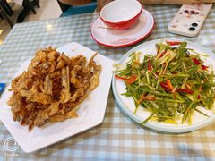 炸蘑菇-京城百饺园•东北菜馆(红谷滩店)