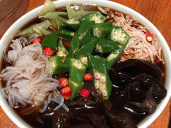 捞汁秋葵-京尊烤鸭店JINGZUN(春秀路店)