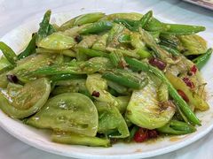 炒绿番茄-路书奇炝锅绿豆面(万客隆店)