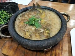 白洋淀石锅嘎鱼-小放牛炒菜馆(裕华东路店)