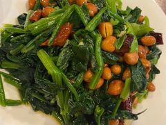 果仁菠菜-玫瑰红烤羊排(北新桥三条店)