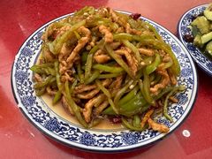尖椒肉丝-北大地皖峰饭馆
