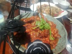 -东来菜馆•手抓海鲜家常菜•海鲜锅贴(鸽子窝店)