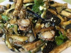 茄子拌扇贝-华圆美食-老蓬莱菜(蓬港路店)