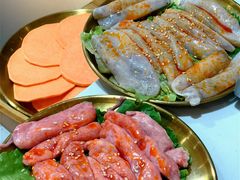 脆卜卜虾肠-八乔煎肉馆·丹东特色煎锅(梅林店)