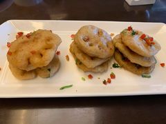 椒盐藕夹-枣子树素餐厅(铂金城店)