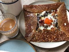 鸡蛋蘑菇熏肉荞麦可丽饼-RAC BAR(安福路店)